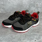 Skechers Kids  Black And Red Sneakers Super Z Sz 1y