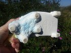 Vintage Ceramic Lamb W Cart Planter Pastel Baby Nursery Decor Taiwan