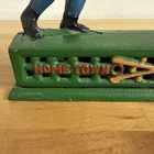 Vintage Hometown Battery Baseball Cast Iron Bank - Look