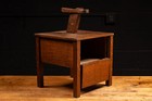 Early Wooden Shoe Shine Stand