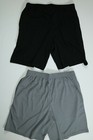 Men   s Amazon Essentials Black And Gray Athletic Shorts 2 Pack New 
