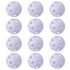 12-pack Plastic Hollow Training Baseballs  Practice Softballs indoor Pickleballs