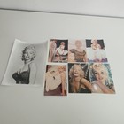 Vintage Marilyn Monroe Postcard Lot Of 6   Large Photo Hollywood Collection 