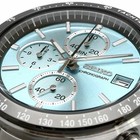 Seiko Spirit Chronograph Blue Dial Stainless Steel Men s Watch Sbtr029 New