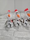 Lot 5 Ty Disney Frozen Olaf Beanie Babies  Sparkles 8  Plush Snowman