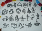 24 Vintage Makit Bakit Ornament Sets 250   290  12 Days Of Christmas   Complete