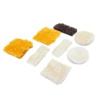 Shearling Wool Buffing Pads 8pack For Leatherworking Springfield Leather Company