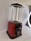 Victor V Gumball Vending Machine No Key Square Glass Globe