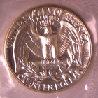 1959 25c Silver Proof Washington Quarter   free Shipping   90  Silver
