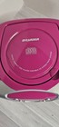 Sylvania Srcd243m Pink Portable Cd Player Am fm Radio Boombox Tested Works Y2k