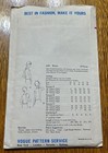 Vintage 1964 Vogue Sewing Pattern Semi-fitted Blouse Top 6230 Sz14 Bust 34 Uncut