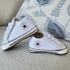 Nib Converse Chuck Taylor All Star Infant Crib Shoes Size 2 8651157c White