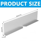 2 Pcs Gutter Valley Splash Guards rain Gutter Valley Roofing Gutter Guards  Dive