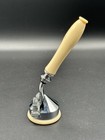 Edwin Jagger Imitation Ivory Mach 3 Razor And Weighted Stand