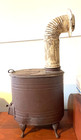 Vintage Jemco Salesman Sample Woodstove Parlor Heating Stove With Pipe 1930s