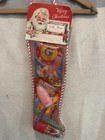 Vntg 1950s Christmas Santa Clause Dime Store Toys Mesh Stocking Stuffer Unopened