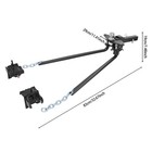 Black 14 000 Lbs Weight Distribution Hitch 45 Steel Trailer Tow Kit