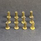 12  1 8  X 3 8  Tubular Rivet Solid Brass Vintage Restorations Nos