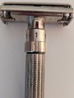 Vintage Gillette 195 Fatboy Adjustable Safety Razor 1959 E-4 Works Well