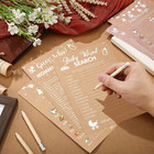 145 Pcs Rustic Baby Shower Games For Girl And Boy 5 Games Set Baby Shower Games