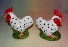 Vintage Salt And Pepper Shaker Set   A Pair Of Roosters    4 In Tall   Cool  