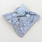 -8carters Just One You Lamb Security Blanket Grey With White Clouds