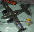 Vintage Dinky No  712 Us Army T42a Airplane - New In Original Box - Diecast