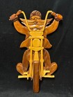 Motorcycle Wall Art              ride Forever    Handcrafted Wood Biker Wall Art 