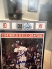 Detroit Tigers Game Ticket 35th Yr Anniversary Auto Alan Trammell Mlb Authentic