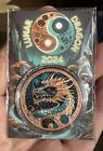 10x Lunar Dragon Colored 33g  999 2024 Copper In Limited Edition 1 Oz Cool2coin