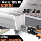 Snap Lock Punch   Lock And Join Sheet Metal And Gutters