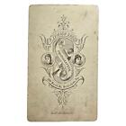 Antique Post Mortem Cdv Photo Young Child   Baby In Coffin Photograph
