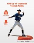 42 In Pitching Mound Portable Pitcher Mound Baseball Softball Outdoor Training
