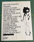 Authentic David Lee Roth Concert Setlist   1984 Van Halen Tour Program  Jump Era