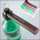 5 Units Random Colors Top Puff Premium Portable Hookah Bottle Water Glass Bong