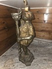 14 5 Inch Tall Antique Bronze Blackamoor Statue