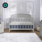 5-in-1 Convertible Crib  black      Greenguard Gold Certified Converts To Toddler