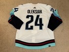 Seattle Kraken Jamie Oleksiak Game Worn Used Hockey Jersey 2022-23 Meigray Coa