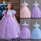 Flower Girls Kids Princess Dress Wedding Bridesmaid Christmas Party Tulle Gown