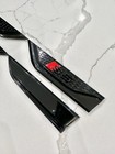Audi S5  b9  Blackline Fender Badge Door Emblems Black 4-set Logo Full Set