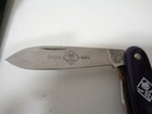 Vintage Camillus Official Bsa Cub Scout 3-blade Blue Pocket Knife W  Pouch