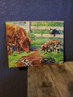 Lot Of 4 Vintage 1947 Sifo Co Mcloughlin Bros  Inc Animal Cardboard Puzzles