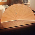 Vintage Art Deco Replacement Frosted Peach Glass Lamp Shade