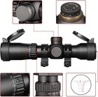 1 5-5x32 Crossbow Scope  100yd Illuminated Reticle  300-450 Fps Speed Adjust