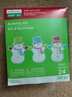 Creatology Christmas Ornament Craft Kit Lot 3 Snowman Ornaments
