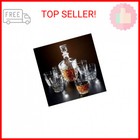 760ml 26 Oz Crystal-cut Glass Wine Decanter  Glass Liquor Bottle With Light-refl