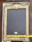 Vintage Ornate Large Sterling Silver Frame  Made In England 