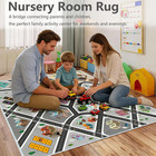 Kids Rug Play Mat Great For Playing With Cars And Toys educational Kid Road And 