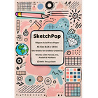 3-sketchpop Hardbound Sketchbook A5     100 Sheets  For Artist Of All Ages