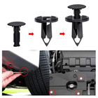 8mm Bumper Clips Car Auto Hole Plastic Rivets Fastener Fender Push Pin 100 Piece